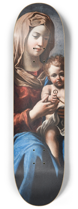 Francesco Cozza - Madonna and Child 8.25 inch art skate deck