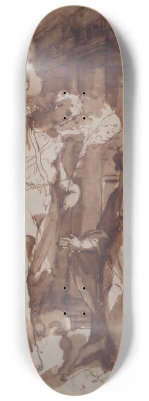 Francesco Curia - The Annunciation 8.25 inch art skate deck
