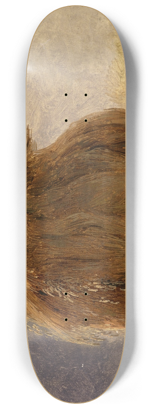 Friedrich August Matthias Gauermann - Strohmandeln 8.25 inch art skate deck