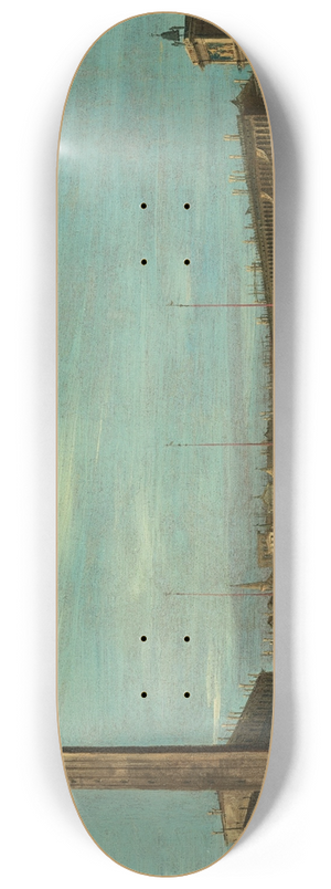 Francesco Guardi - The Piazza San Marco, Venice, looking west 8.25 inch art skate deck