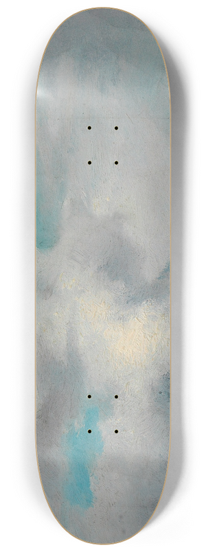 Friedrich August Matthias Gauermann - Wolkenstudie 8.25 inch art skate deck