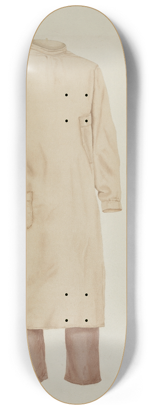 Frances Cohen - Mans Smock and Trousers 8.25 inch art skate deck