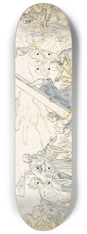 Francesco La Marra - Opdagelsen af det sande kors 8.25 inch art skate deck