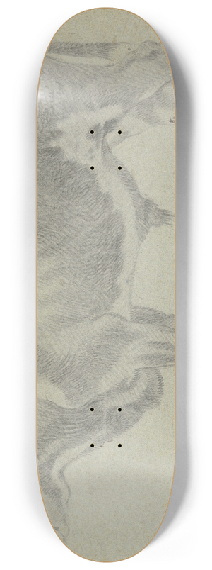 Francesco Londonio - Ox looking to the left 8.25 inch art skate deck