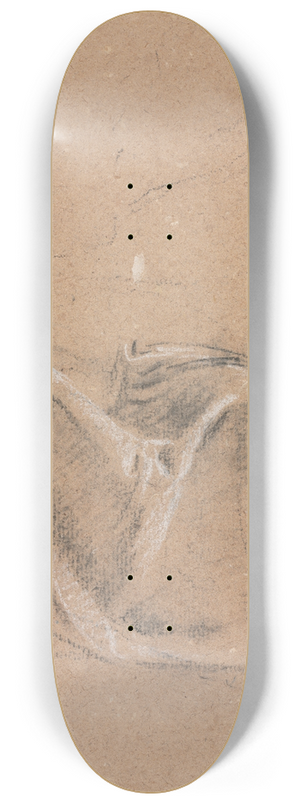 Francesco Lorenzi - Drapery study 8.25 inch art skate deck