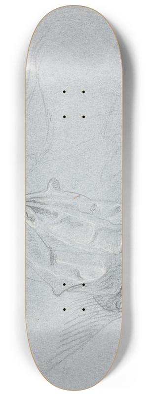 Francesco Lorenzi - Drapery study 8.25 inch art skate deck