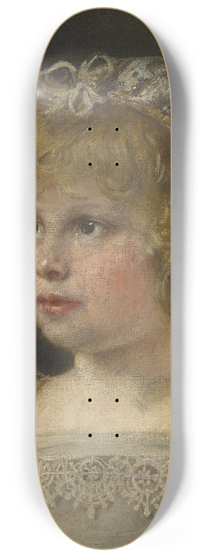 Friedrich August von Kaulbach - Daughter Of The Artist 8.25 inch art skate deck