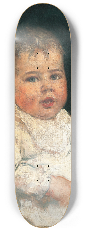 Friedrich August von Kaulbach - Tochter Hilde 8.25 inch art skate deck