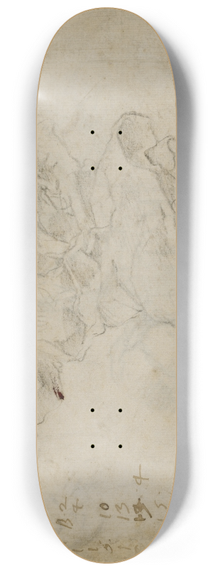 Francesco Vanni - God the Father in the Air with Arms Outstretched 8.25 inch art skate deck