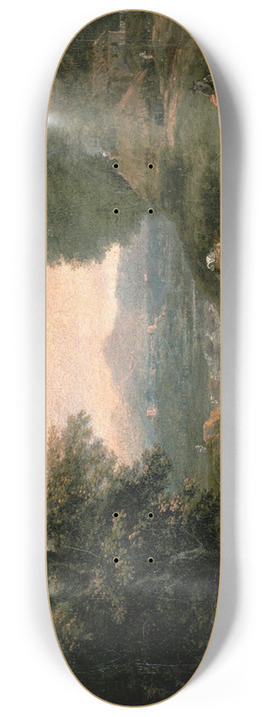 Francesco Zuccarelli - Landscape 8.25 inch art skate deck