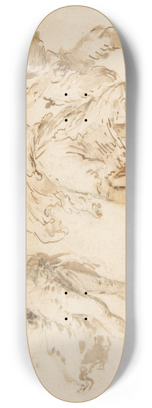 Francesco Zuccarelli - Three Dancing Nymphs and a Satyr 8.25 inch art skate deck