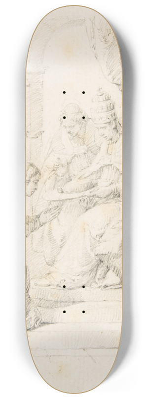 Francesco Zugno - Angelo Maria Querini Created Cardinal by Benedict XIII 8.25 inch art skate deck