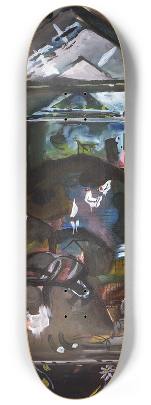 Frances Hodgkins - Barn interior, Dolaucothy 8.25 inch art skate deck