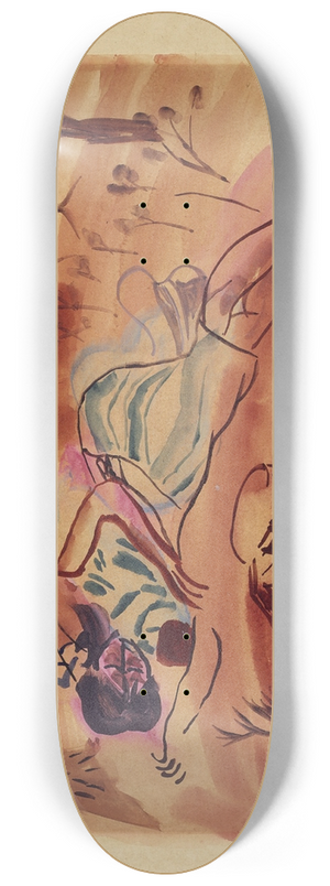 Frances Hodgkins - Pinewoods (Under the pines) 8.25 inch art skate deck