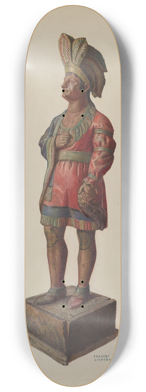Frances Lichten - Cigar Store Indian 8.25 inch art skate deck