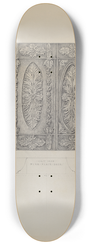 Frances Lichten - Fireback 8.25 inch art skate deck