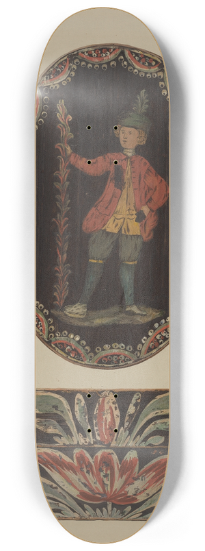 Frances Lichten - Pa. German Band Box 8.25 inch art skate deck