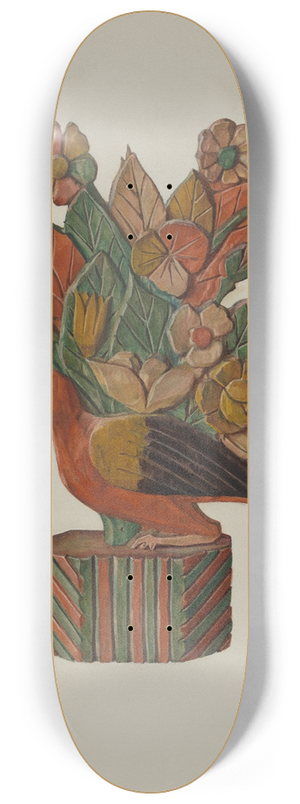 Frances Lichten - Pa. German Bird 8.25 inch art skate deck