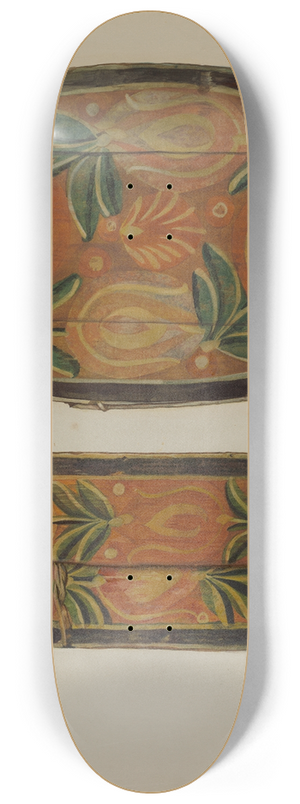 Frances Lichten - Pa. German Cap Box 8.25 inch art skate deck