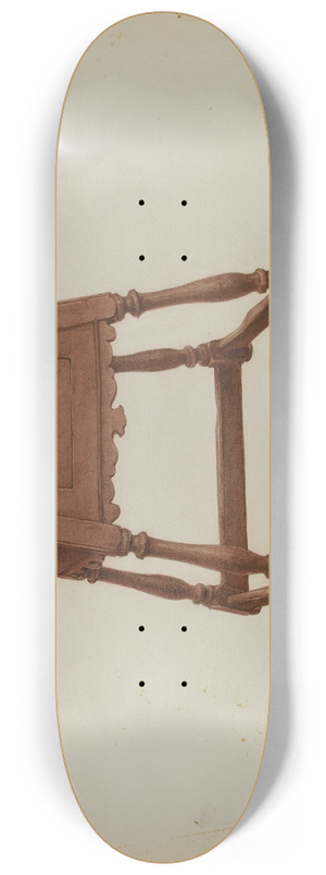 Frances Lichten - Pa. German Table 8.25 inch art skate deck