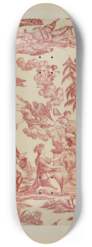 Frances Lichten - Patchwork Bedspread 8.25 inch art skate deck