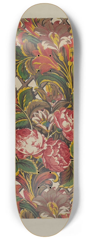 Frances Lichten - Patchwork Bedspread Material 8.25 inch art skate deck