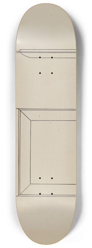 Francis Borelli - Mirror 8.25 inch art skate deck