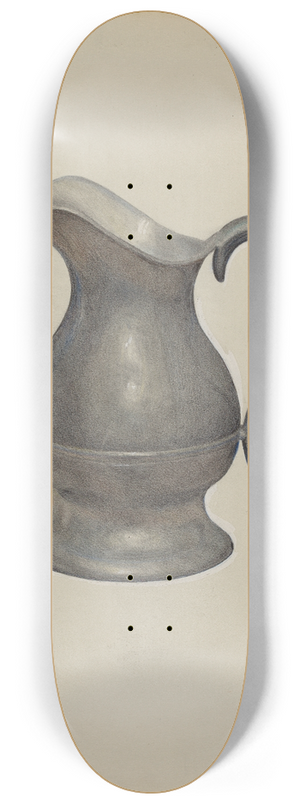 Francis Borelli - Pewter Pitcher 8.25 inch art skate deck