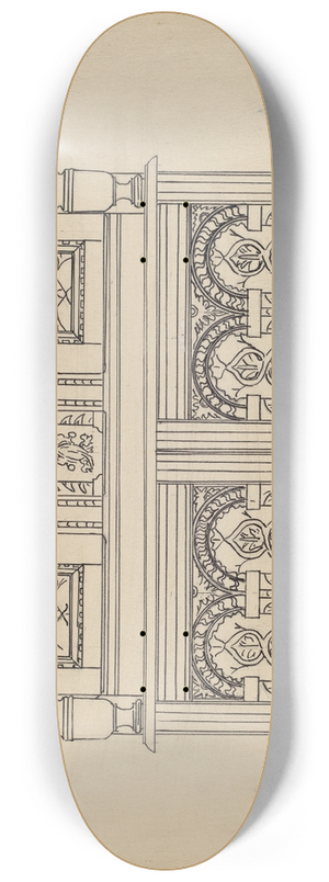 Francis Borelli - Press Cupboard 8.25 inch art skate deck