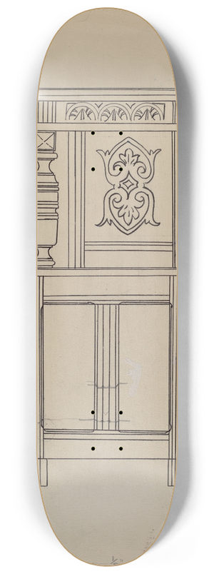 Francis Borelli - Press Cupboard 8.25 inch art skate deck