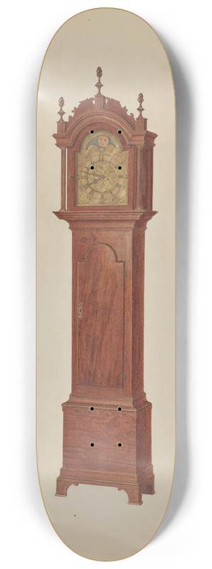Francis Borelli - Tall Clock 8.25 inch art skate deck