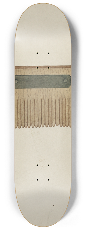 Francis Bruner - Shaker Seed Comb 8.25 inch art skate deck