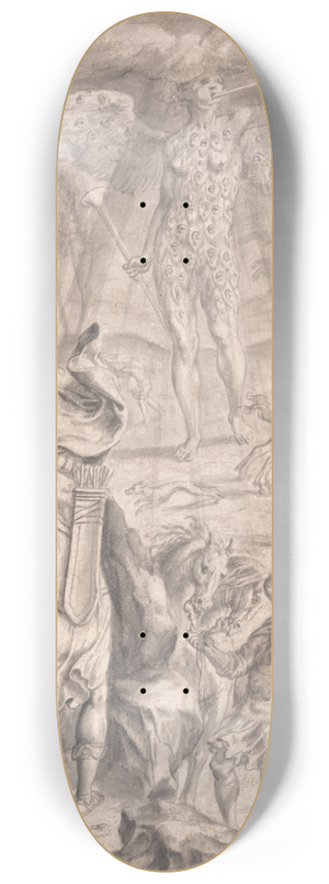 Francis Cleyn - Dido and Aeneas Sheltering in a Cave 8.25 inch art skate deck