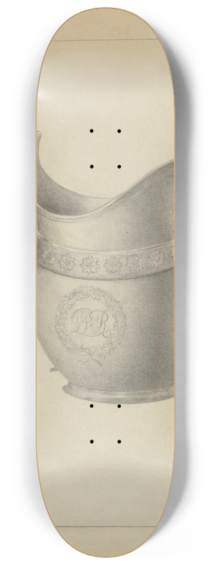 Francisco Alvarez - Silver Creamer 8.25 inch art skate deck