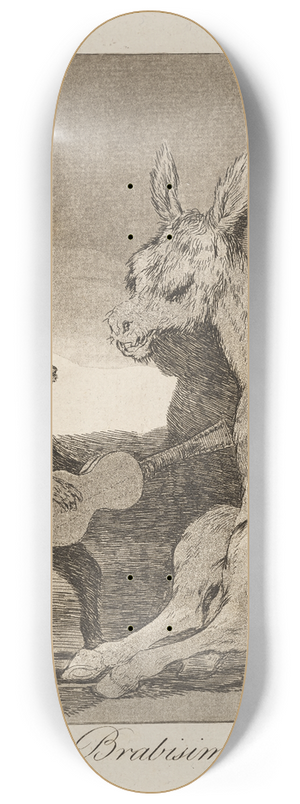 Francisco de Goya - Brabisimo! (Bravo!) 8.25 inch art skate deck
