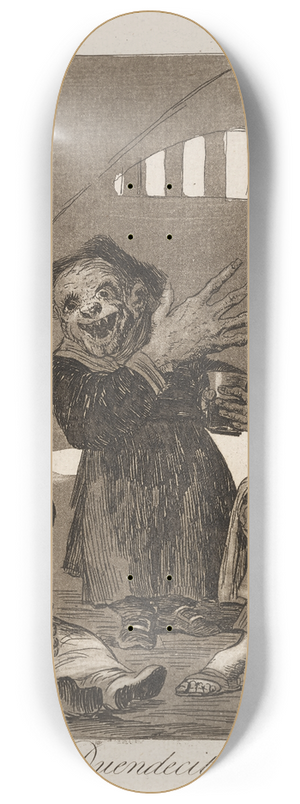 Francisco de Goya - Duendecitos. (Hobgoblins.) 8.25 inch art skate deck