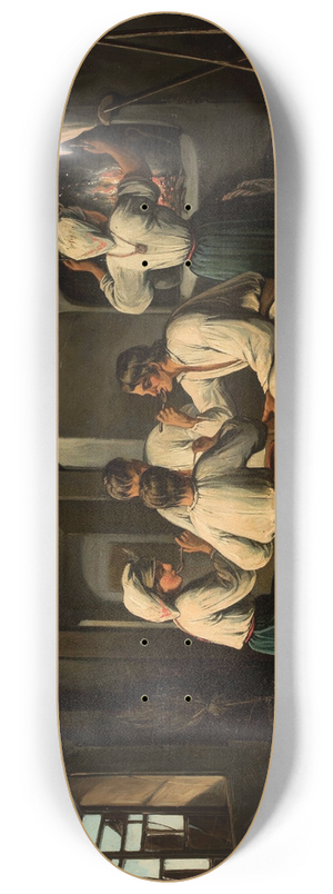 Aleksander Raczyski - In the servants chamber 8.25 inch art skate deck