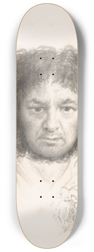 Francisco de Goya - Self-portrait 8.25 inch art skate deck