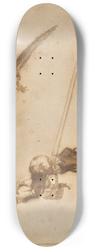 Francisco de Goya - The Eagle Hunter 8.25 inch art skate deck