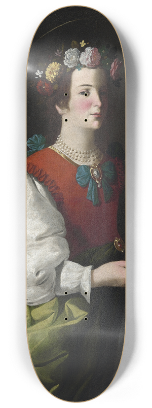 Francisco de Zurbarn - Saint Lucy 8.25 inch art skate deck
