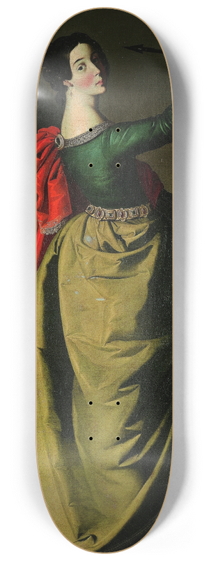 Francisco de Zurbarn - Saint Ursula 8.25 inch art skate deck