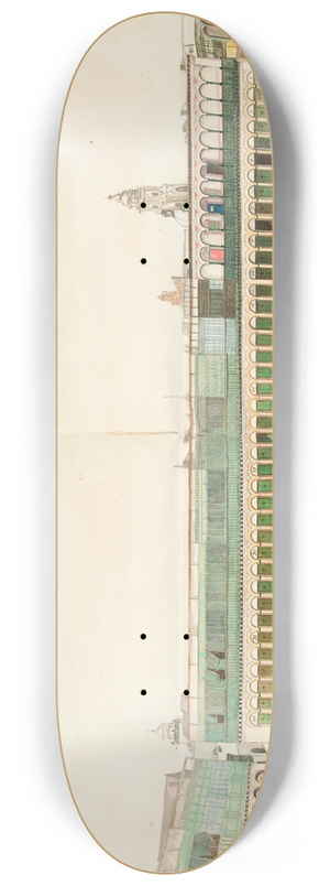 Francisco Fierro - City Square 8.25 inch art skate deck