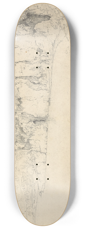 Francis Danby - Chepstow Castle on the Wye 8.25 inch art skate deck