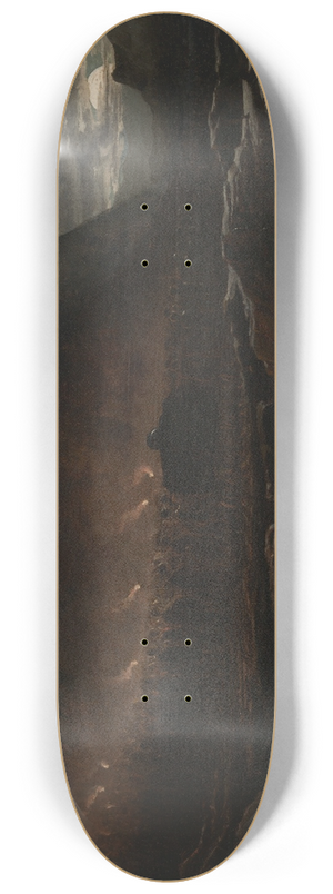 Francis Danby - Funeral Procession 8.25 inch art skate deck