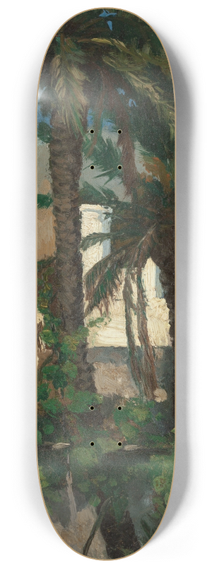 Francis Davis Millet - Palms, Capri 8.25 inch art skate deck