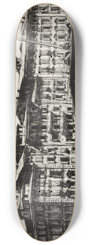 Francis Dodd - Ponte di Mezzo, Pisa 8.25 inch art skate deck