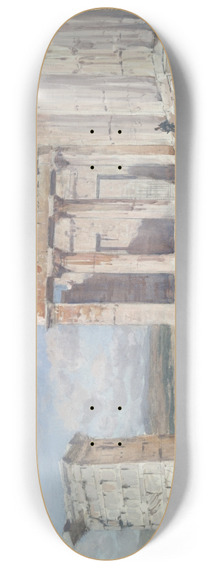 Francis Hopkinson Smith - The Propylaea Acropolis 8.25 inch art skate deck
