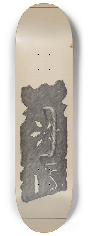 Francis Law Durand - Latch Plate 8.25 inch art skate deck