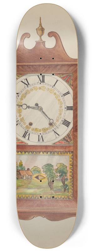 Francis Law Durand - Mantel Clock 8.25 inch art skate deck
