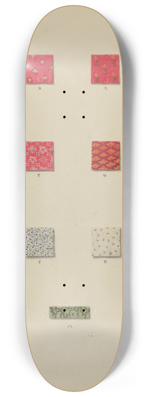 Francis Law Durand - Quilt Patches 8.25 inch art skate deck